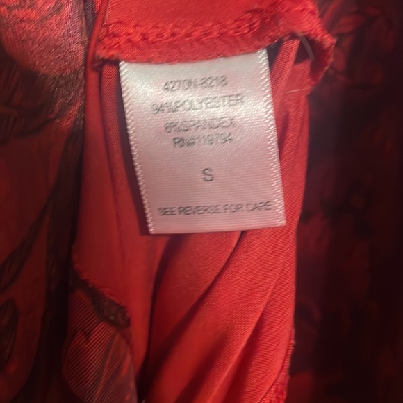 Small Unity red and black stretchy dress - Picture 7 of 8